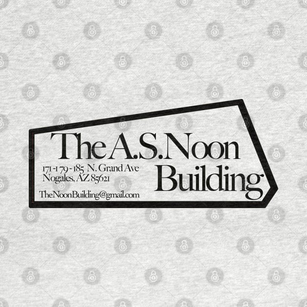 The Noon Building (black) by Nuttshaw Studios